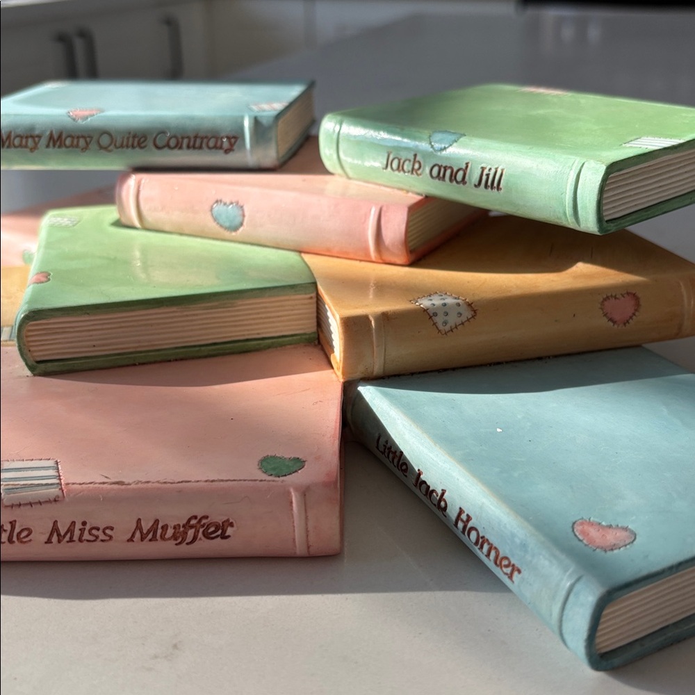 Nursery Rhyme book Priscilla Hillman 1993 Pastels